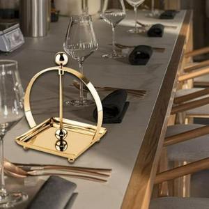 Porte-serviettes en métal de qualité supérieure Organisateur léger fonctionnel durable Parfait pour le restaurant à domicile et les événements en plein air - Product Image 6