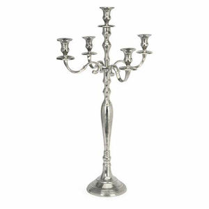 El mejor candelabro de cristal Vintage para boda, decoraciones exclusivas para fiesta en casa, centro de mesa con acabado plateado, decoración de mesa de Metal - Product Image 4