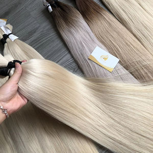 Meilleure vente 100% vierge vietnamienne Extensions de cheveux Super Double vrac 30 pouces étiré longueur droite Style brut cheveux humains - Product Image 6