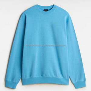 Sweat-shirt à col rond 100% coton de qualité supérieure pour hommes coupe régulière sweat-shirt à capuche côtelé taille unisexe sweats à capuche pour hommes - Product Image 2