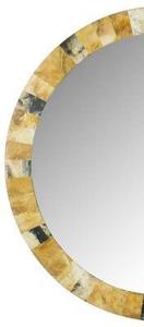 Miroir mural incrusté de corne ronde de qualité supérieure fabriqué à la main de luxe décoratif pour la décoration de la maison et du complexe au meilleur prix - Product Image 2