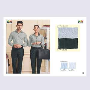 Suministro a granel de tela corporativa resistente al fuego y de clase para seguridad y gestión hecha de algodón y poliéster para uniformes - Product Image 1