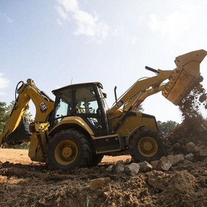 Chargeuse-pelleteuse Caterpillar 420 avec cabine d'opérateur Excellente capacité de charge et contrôle en douceur pour les opérations sur site - Product Image 1
