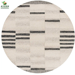 Tapis et carpettes floraux en laine, tapis faits à la main pour la chambre à coucher et le salon - Product Image 4