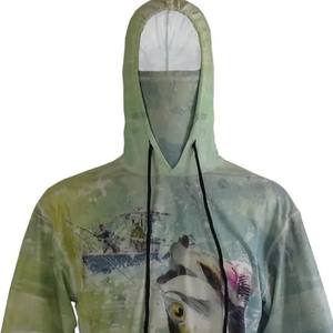 เสื้อฮู้ดตกปลาของผู้ชายที่มีน้ำหนักเบาออกแบบได้ตามต้องการ - Product Image 4