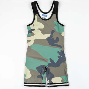 Uniforme athlétique de lutte personnalisé pour jeunes garçons, en spandex respirant, une pièce pour tournois et entraînements - Product Image 6