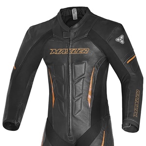 Chaqueta Deportiva de Cuero para Motociclismo, para Hombre, de Manga Larga, Impermeable, Reflectante, con Certificación CE, Resistente al Viento, para Todas las Estaciones - Product Image 3