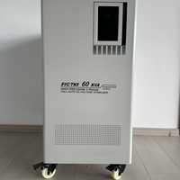 Stabilisateur de tension triphasé SVC/TNS-60KVA entièrement en cuivre pour ligne de production pharmaceutique