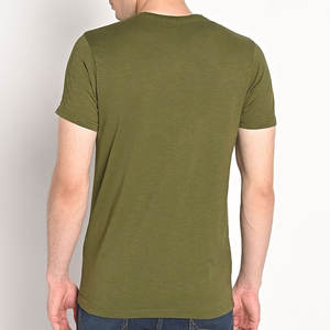 Camiseta de Hombre 100% Algodón al por Mayor, Corte Regular Informal, Transpirable, Ligera, para Uso en Exteriores y Gimnasio, Personalizable, Anti-UV, de Secado Rápido - Product Image 5