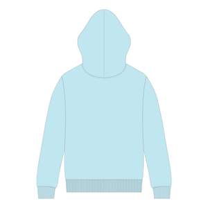 Sudadera con Capucha Azul Bebé, Estilo Universitario, Bordado Chenille, Logotipo de la Hermandad Griega Divine Nine, Orgullo Universitario - Product Image 3