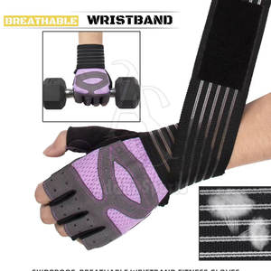 Gants d'haltérophilie en cuir confortables pour hommes, ajustables et adaptés à la musculation en salle de sport - Product Image 5