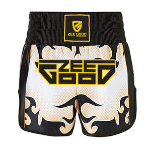 Muay Thai 100% Polyester Sublimation Printed MMA Shorts Kick Boxing Muay Thai Men Women Make Your Own Logo Shorts pour femmes - Product Image 1