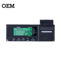 Taxímetro Electrónico Multifunción SMV Intuitivo para Taxi, Puerto RS232 V7-S, Impresora de 1 Pulgada, Nuevo, Pantalla LED LCD, Ajuste Universal