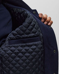 Nouvelle arrivée 2026 Veste de baseball en laine pour homme Haute qualité Col montant Formelle Vente chaude Personnalisée Veste universitaire en polaire cool d'hiver - Product Image 6