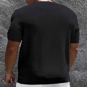T-shirt décontracté pour homme en gros, vêtements pour homme, respirant, nouveau t-shirt, logo personnalisé, uni, téléchargé par Dress Sports - Product Image 4