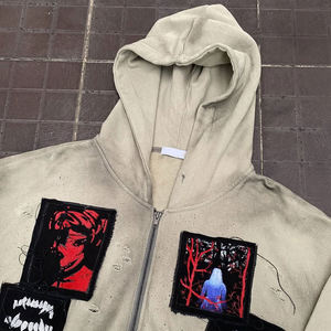 Sweat à capuche oversize, vente flash, style luxueux, sweat à capuche de bonne qualité, séchage rapide, taille personnalisée, sweat à capuche streetwear, design tendance, sweat à capuche pour homme - Product Image 3