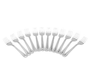 Fourchette en acier inoxydable, fourchette à dessert pour table à manger de la famille royale, pour la maison, l'hôtel, la table de mariage, vaisselle, fruits, service de nourriture, fourchette en métal - Product Image 4