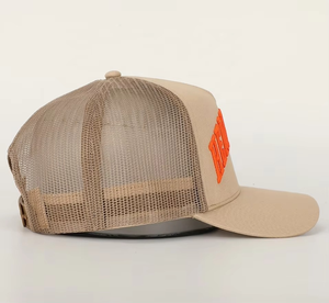 Casquette de camionneur 5 panneaux personnalisée de haute qualité avec broderie en maille chapeaux de camionneur sérigraphiés en gros - Product Image 4