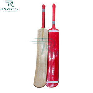 Razorts Batte de cricket internationale Style d'entraînement de taille personnalisée pour les 12 ans et plus en bois de haute qualité main droite gauche - Product Image 2