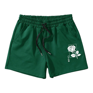 Pantalones cortos de algodón para correr con logotipo personalizado para hombre, pantalones cortos de gimnasio estampados transpirables para correr - Product Image 6