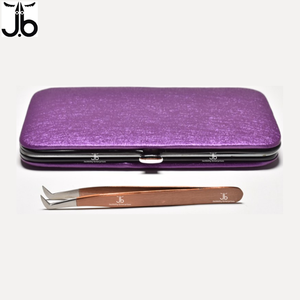 Jackbilly Enterprises JB-DT-1716 Private Label Custom Volume Eyelash Extension Tweezers Stainless Steel Wholesale Vendors - Product Image 5