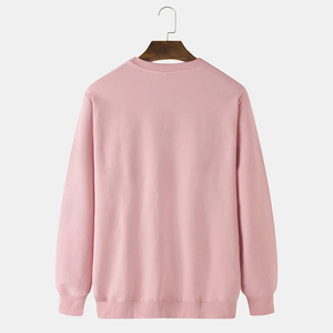 เสื้อสเวตเชิ้ตผู้ชายคอกลม พิมพ์ลายสกรีน ขายส่ง เสื้อกันหนาว ผ้าฟลีซ พิมพ์โลโก้ตามสั่ง เสื้อสเวตเชิ้ตพื้นฐาน - Product Image 2