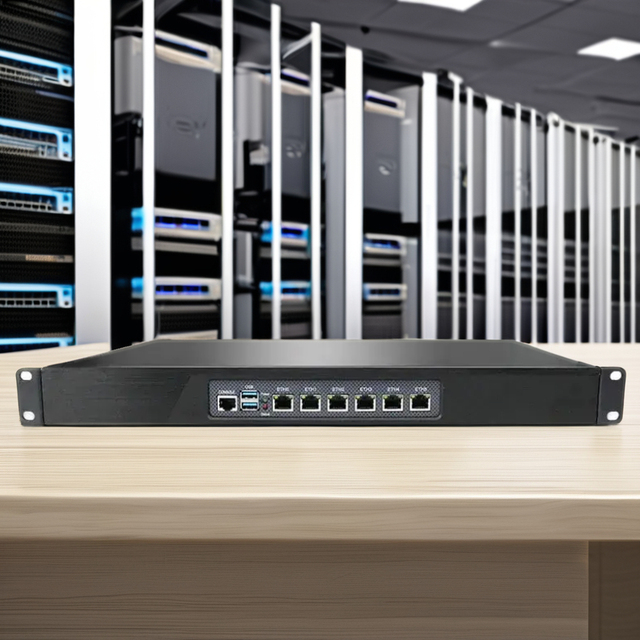 Partaker S03 Quad Core J4125 N5105 Core I3 I5 I7 1U 19 Inch Firewall VPN6 LAN I226 Network Card Network Server for Pfsense