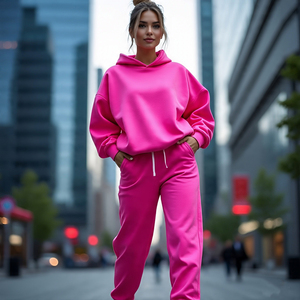 เสื้อวอร์มและกางเกงวอร์มแขนยาว400 GSM, เสื้อวอร์มลำลองระบายอากาศได้ดี - Product Image 3