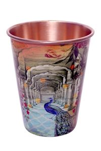 Verre en cuivre pur imprimé unique avec des motifs religieux spirituels pour le but de cadeau d'anniversaire de mariage à un prix abordable - Product Image 4