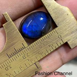Lote al por mayor de cabujones de labradorita azul natural brillante, piedras preciosas sueltas lisas de alta calidad para la fabricación de joyas. - Product Image 3
