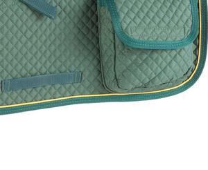 Maizan International MI-EP-154 English Style <b>Saddle</b> <b>Pad</b> Sea Green Lightweight Cotton Polyester Breathable Comfortable Padding - Product Image 3