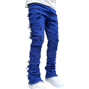 Pantalones apilados de servicio OEM de último diseño para hombres Pantalones apilados cómodos de calidad superior para hombres - Product Image 3