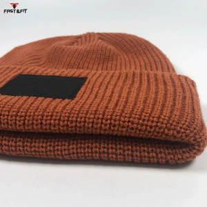 Professional Made High Quality Cotton <b>Beanie</b> Cap 3D Embroidery <b>Fleece</b> Fabric Breathable Waterproof Lightweight Unisex Headwear - Product Image 5