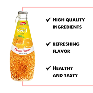 Jojonavi Cam hương vị chia Hạt giống uống 290ml chai bán buôn Nhà cung cấp nhãn hiệu riêng OEM ODM - Product Image 2