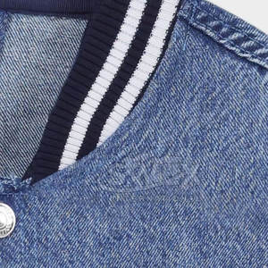 Veste en molleton pour homme sur mesure de dernière génération, matériau durable, veste pour homme, jean personnalisé pour homme, veste d'hiver de type lettreman - Product Image 3