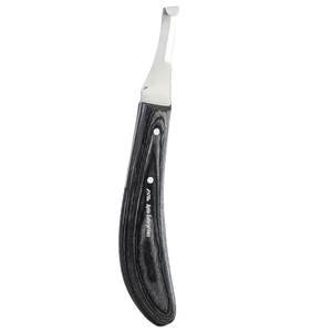 Cuchillo para Cascos de Doble Cara Reutilizable de Primera Calidad con Mango Negro, Hoja de Acero Inoxidable de Doble Filo, Duradero para Uso Profesional de Herradores - Product Image 5