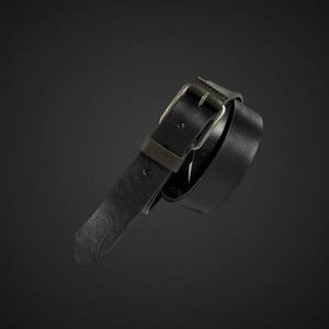 100% italien qualité homme dégringolé ceinture en cuir véritable 35 mm largeur avec inserts en cuir véritable tenue élégante décontractée - Product Image 3