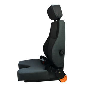 Siège de camion robuste de type V / Siège de conducteur commercial simple avec ceinture de sécurité pour camions légers, fourgonnettes et engins de construction - Product Image 4
