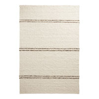 Krem ve açık kahverengi Handwoven yün alan kilim Modern geometrik Flatweave halı oturma odası yatak için özel boyut toptan