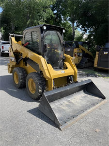 Minicargador Caterpillar con ruedas 242D usado, certificación CE EPA, totalmente hidráulico, listo para enviar, minicargador de carga - Product Image 4