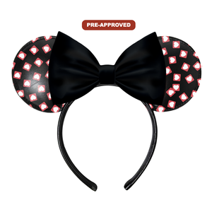Factory Direct Pre-Approval Design Concept <b>Mouse</b> Ears Headband Customizable Hair Accessory Heart Decoration Made-to-Order - Product Image 1