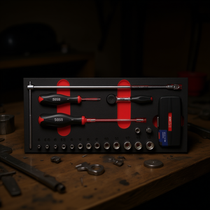 Juego de Herramientas Usag de 50 Piezas, Incluye Llaves de Trinquete de 1/4'' y Vasos de Impacto - Product Image 3