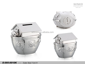 Hucha de Ahorro Winko ARCA DE NOÉ, 11 cm, Hucha ARCA DE NOÉ, Bronce Blanco - Product Image 1