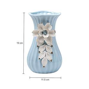 Jarrón de cerámica de alta calidad, perfecto para centros de mesa. Jarrón de cerámica clásico para decoración del hogar tradicional y elegante. - Product Image 3