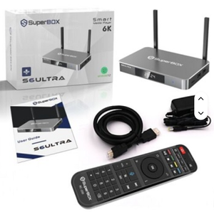 COMPRA NUEVO S6 ULTRA Edición Premium 2025, TV Box UltraHD con Wi-Fi, Comando de Voz, 6K |   Garantía de 3 Años - Product Image 1