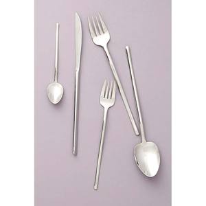 Nouveaux couverts en argent de haute qualité en acier inoxydable avec un design unique Couverts de luxe à l'aspect moderne pour la maison Hôtel - Product Image 6