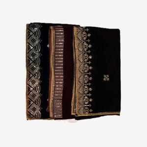 High Quality Plus Size Breathable Velvet <b>Shawl</b> for <b>Women</b> Luxury Style Lace Pattern Decoration Best Pricing for Huge Quantities - Product Image 1