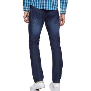 Jean pour homme de qualité supérieure, respirant, délavé, style décontracté urbain et sportif, taille mi-haute - Product Image 2