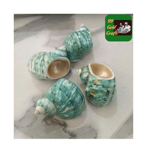 Anneaux de serviette en coquillage faits à la main au Vietnam, prix d'usine, finition polie pour banquets de luxe - Product Image 5