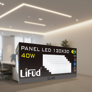 Panneau lumineux commercial LIFUD Driver 40W, panneaux LED encastrés 120x30 - Product Image 3